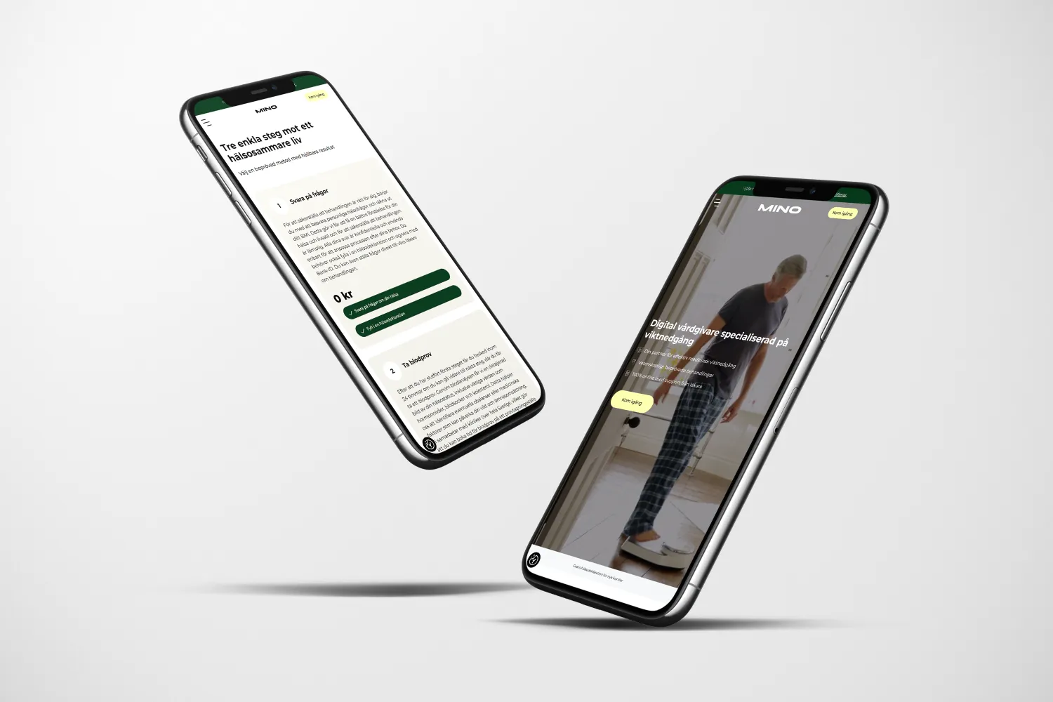 Mino — Webbdesign, utveckling & kodlösning